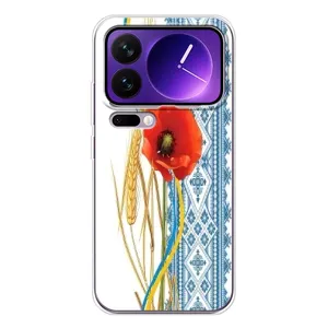 Силіконовый Чохол на Xiaomi 17 Pro Max з картинкой Вишиванки