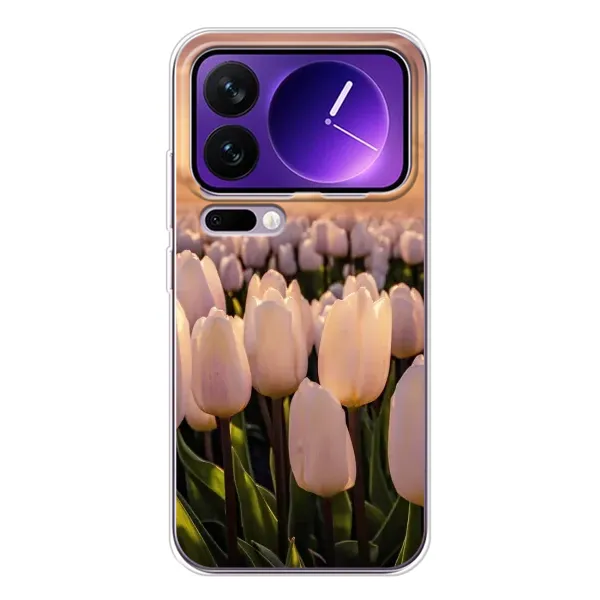 Чехол с рисунком «Закат с цветами» для Xiaomi 17 Pro Max Чехол с рисунком «Закат с цветами» для Xiaomi 17 Pro Max