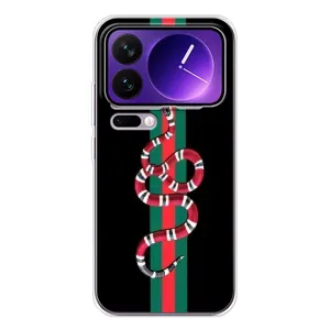 Чохли бренд ГУЧЧІ для Xiaomi 17 Pro Max (Змій Гуччі)