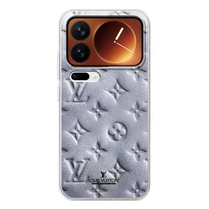 Текстурний Чохол Louis Vuitton для Xіаомі 17 Про (Білий ЛВ)