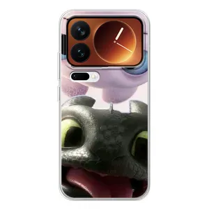 Чехол дракон Беззубик для Xiaomi 17 Pro (Беззубик и Дневная Злость)