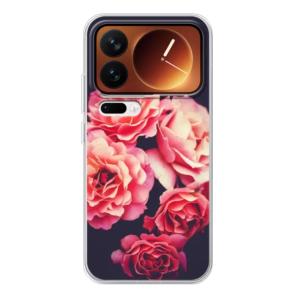 Чехол с рисунком «Бутоны» для Xiaomi 17 Pro