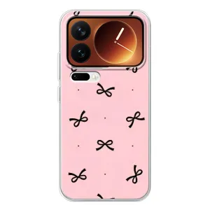 Чохол банти для Xiaomi 17 Pro (Чорні бантики)