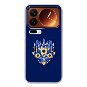 Чохол Укр Символіка для Xiaomi 17 Pro (Квітучий Герб)