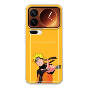 Чехлы с принтом Наруто на Xiaomi 17 Pro (Даттебаё)