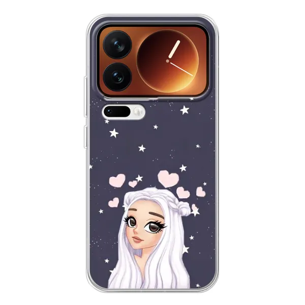 Чехол с рисунком «Девушка и сердечки» для Xiaomi 17 Pro Чехол с рисунком «Девушка и сердечки» для Xiaomi 17 Pro