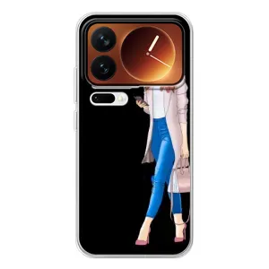 Чехол с картинкой Модные Девчонки Xiaomi 17 Pro (Девушка со смартфоном)