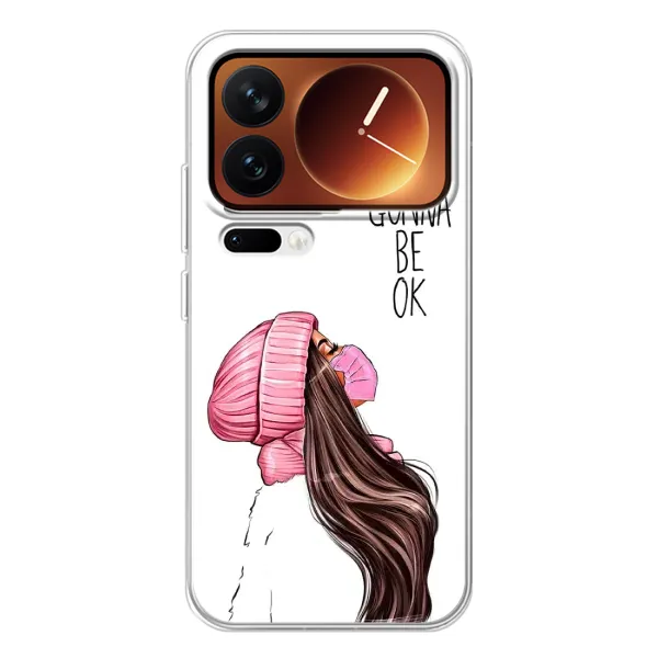 Чехол с рисунком «Девушка в маске» для Xiaomi 17 Pro Чехол с рисунком «Девушка в маске» для Xiaomi 17 Pro