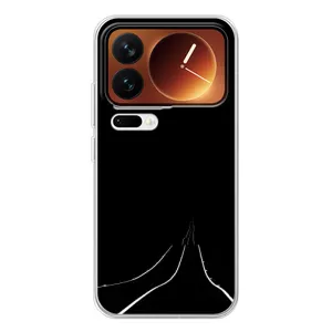 Чохол з картинками на чорному фоні для Xiaomi 17 Pro (Дорога)