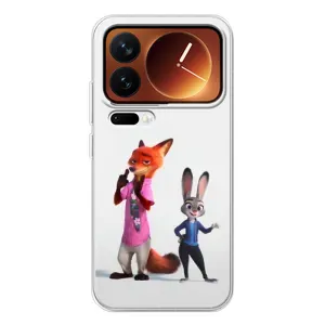 Силіконовий чохол з принтом Зоотрополіс для Xiaomi 17 Pro (Джуді і Нік)