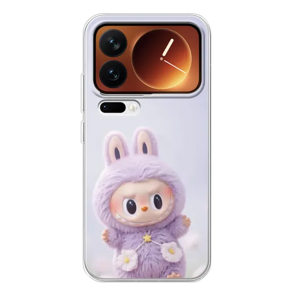 Чохол з малюнком «Фіолетовий Лабубу» для Xiaomi 17 Pro Чохол з малюнком «Фіолетовий Лабубу» для Xiaomi 17 Pro