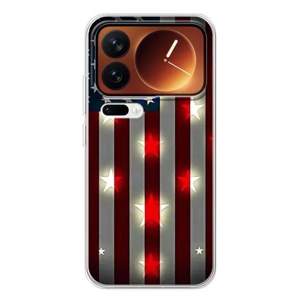 Чехол с рисунком «Флаг США 2» для Xiaomi 17 Pro Чехол с рисунком «Флаг США 2» для Xiaomi 17 Pro