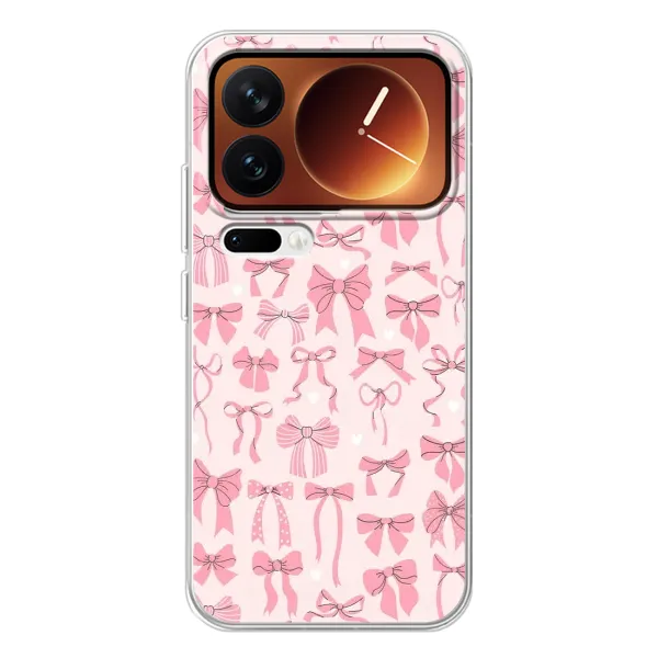 Чехол с рисунком «Фон бантики» для Xiaomi 17 Pro Чехол с рисунком «Фон бантики» для Xiaomi 17 Pro