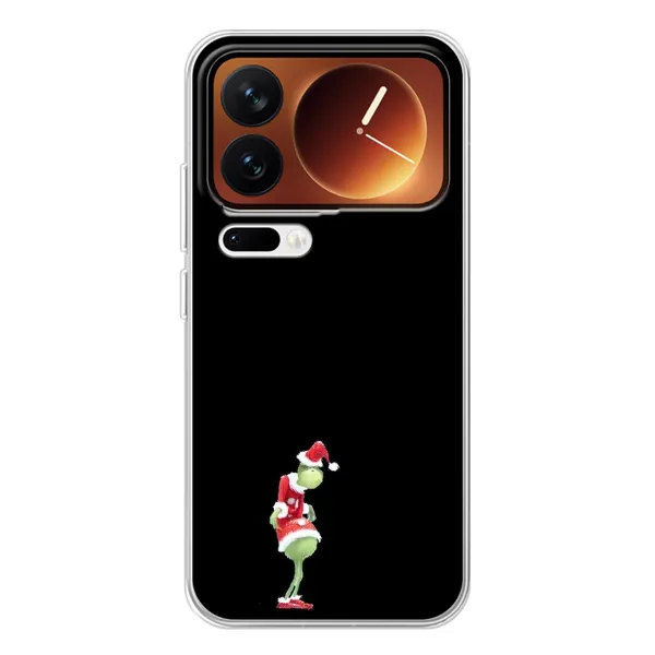 Чехол с рисунком «Гринч на чорном» для Xiaomi 17 Pro Чехол с рисунком «Гринч на чорном» для Xiaomi 17 Pro