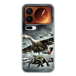 Чохол з мемами траралело тралала для Xiaomi 17 Pro (Гусіні і крокоділо)