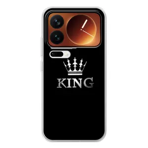 Чехол (Корона на чёрном фоне) для Ксиаоми семнадцать Про (KING)