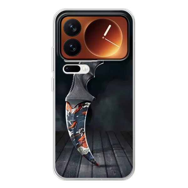 Чехол с рисунком «Кинжал КС ГО» для Xiaomi 17 Pro Чехол с рисунком «Кинжал КС ГО» для Xiaomi 17 Pro