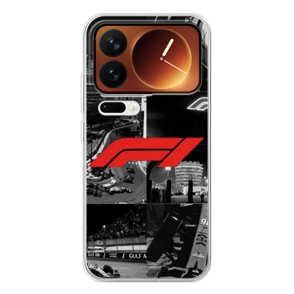 Чехол с рисунком «Коллаж Формула 1» для Xiaomi 17 Pro Чехол с рисунком «Коллаж Формула 1» для Xiaomi 17 Pro