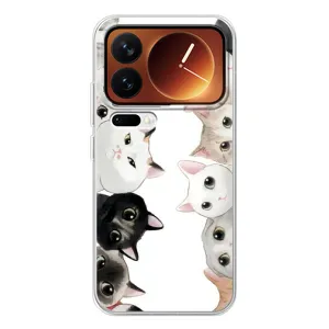 Силіконовий чохол з котиком для Xiaomi 17 Pro (Коти)