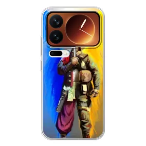 Чохол з картинкою (Патріотичний КОЗАК) на Xiaomi 17 Pro (КОЗАК з крилами)