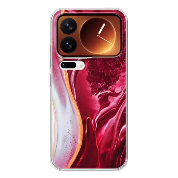 Чехол с рисунком «Красный мрамор» для Xiaomi 17 Pro Чехол с рисунком «Красный мрамор» для Xiaomi 17 Pro
