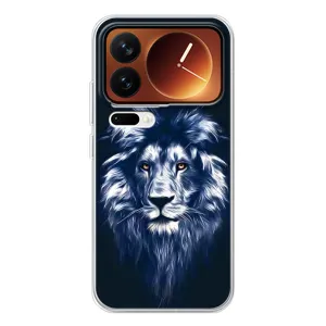 Чохол з картинкою на Xiaomi 17 Pro (Лев – синій)