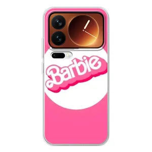 Силиконовый Чехол Барби Фильм на Xiaomi 17 Pro (Лого Барби)