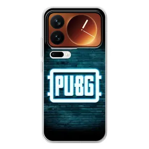 Чехол (TPU) с картинкой "Лого Пабг" на Ксиаоми семнадцать Про (Лого PUBG)
