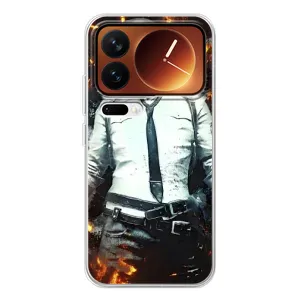 Силиконовый чехол с картинкой "Герой Pubg" на Xiaomi 17 Pro (Man Пубг)