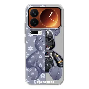 Силіконовий чохол для Xiaomi 17 Pro (Ведмідь Louis Vuitton)