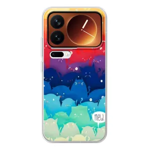 Силіконовий чохол з котиком для Xiaomi 17 Pro (Mew)