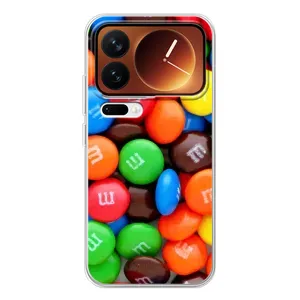 Чохол з зображенням смачної їжі для Xiaomi 17 Pro (Різнокольорові M&M'S)