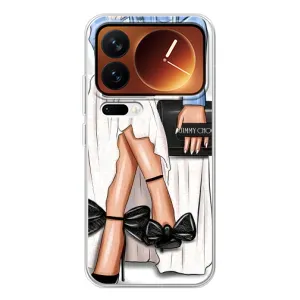 Силиконовый Чехол на Xiaomi 17 Pro с картинкой Стильных Девушек (Мода)