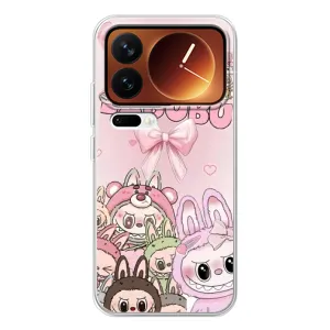 Чехол с принтом Лабубу для Xiaomi 17 Pro (Монстры Лабубу)