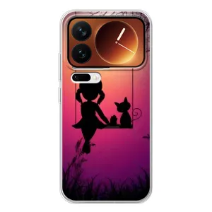 Дівчачий Чохол для Xiaomi 17 Pro (На гойдалці)
