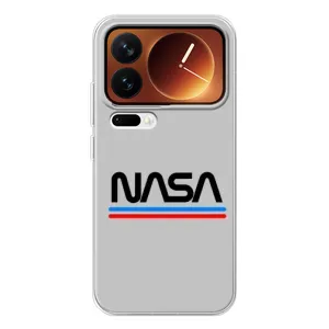 Силіконовый бампер з принтом "Наса" на Xiaomi 17 Pro (Наса)