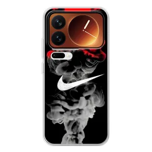 Силіконовый Чохол на Xiaomi 17 Pro з картинкою НАЙК (Nike дим)