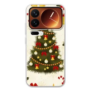 Чехол Новогодняя Елка на Xiaomi 17 Pro (Новогодний принт)