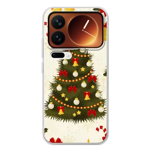 Чехол с рисунком «Новогодний принт» для Xiaomi 17 Pro
