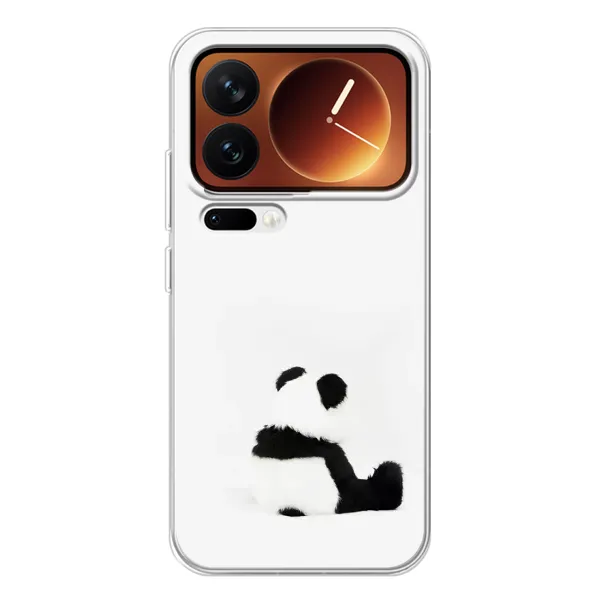 Чехол с рисунком «Панда обиделся» для Xiaomi 17 Pro Чехол с рисунком «Панда обиделся» для Xiaomi 17 Pro
