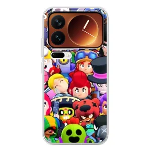 Силіконовый Чохол на Xiaomi 17 Pro з картинкою Brawl Stars (Персонажі)