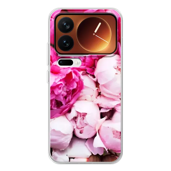 Чехол с рисунком «Пионы» для Xiaomi 17 Pro Чехол с рисунком «Пионы» для Xiaomi 17 Pro