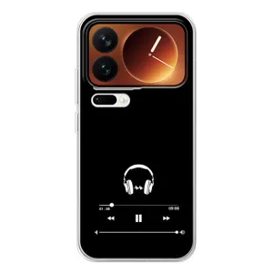 Чехол с картинками на черном фоне для Xiaomi 17 Pro