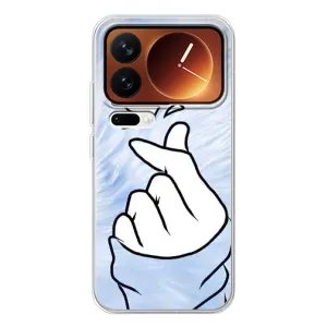 Чехлы (Знак сердечка) на Xiaomi 17 Pro (Сердечка знак)