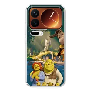 Друкований чохол з принтом Шрек для Xiaomi 17 Pro (Шрек і Фіона)