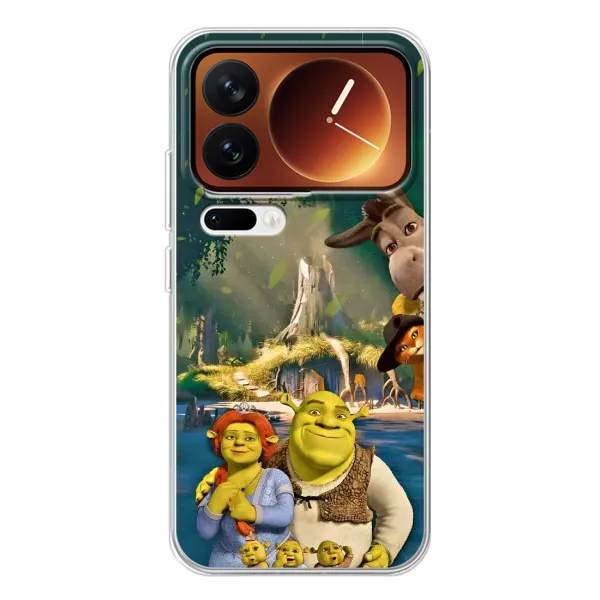 Чехол с рисунком «Шрек и Фиона» для Xiaomi 17 Pro Чехол с рисунком «Шрек и Фиона» для Xiaomi 17 Pro