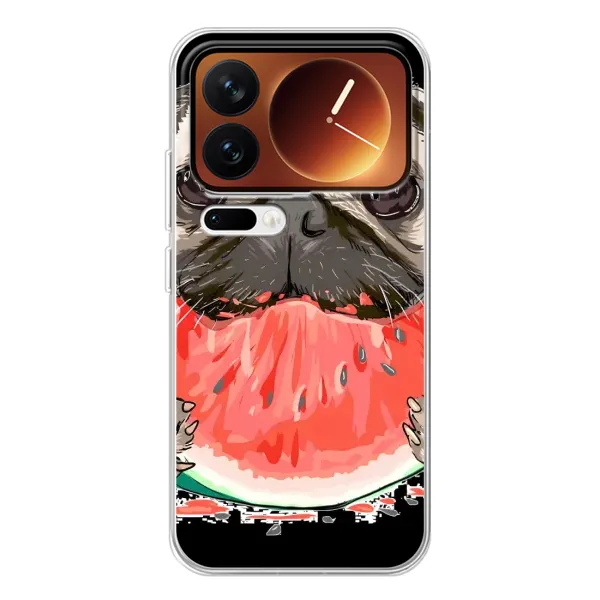 Чехол с рисунком «Смешной Мопс» для Xiaomi 17 Pro Чехол с рисунком «Смешной Мопс» для Xiaomi 17 Pro