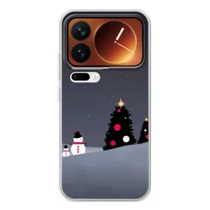 Чехлы на Новый Год Xiaomi 17 Pro (Снеговички)