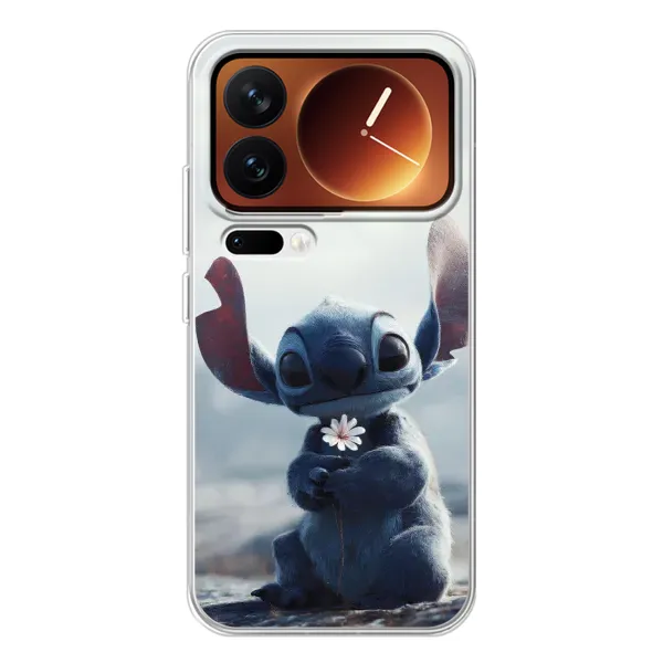 Чехол с рисунком «Стич с цветочком» для Xiaomi 17 Pro Чехол с рисунком «Стич с цветочком» для Xiaomi 17 Pro