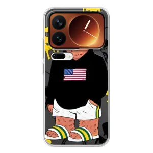 Чехлы Мишка Тедди для Ксиаоми семнадцать Про (Teddy USA)